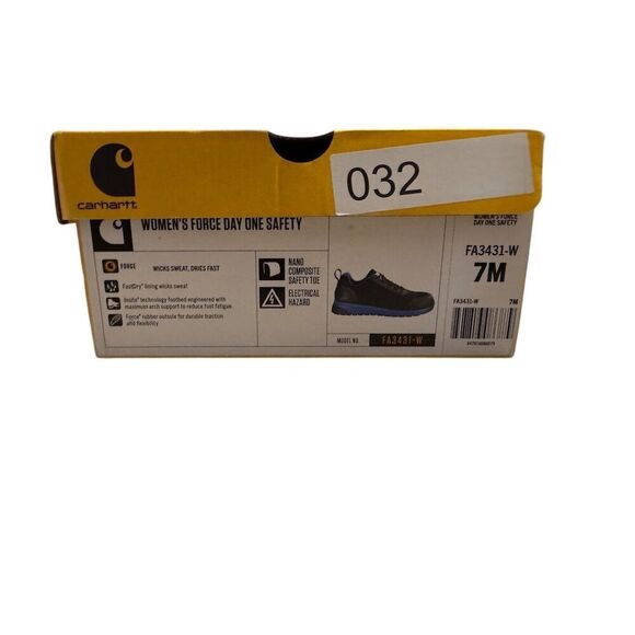 Carhartt Women's Force Day One Safety Shoes Multicolor Size 7M - Picture 8 of 9
